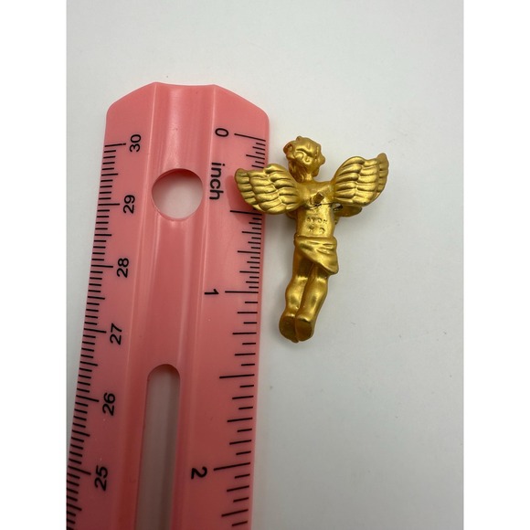 Vintage Avon Shamrock Angel Pin 2005 – Irish Themed Collectible Brooch - Picture 6 of 10